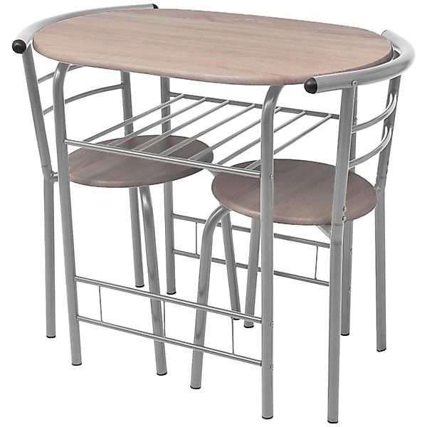 vidaXL Essgruppe Frühstückstisch Bar-Set MDF, (3-tlg) günstig online kaufen