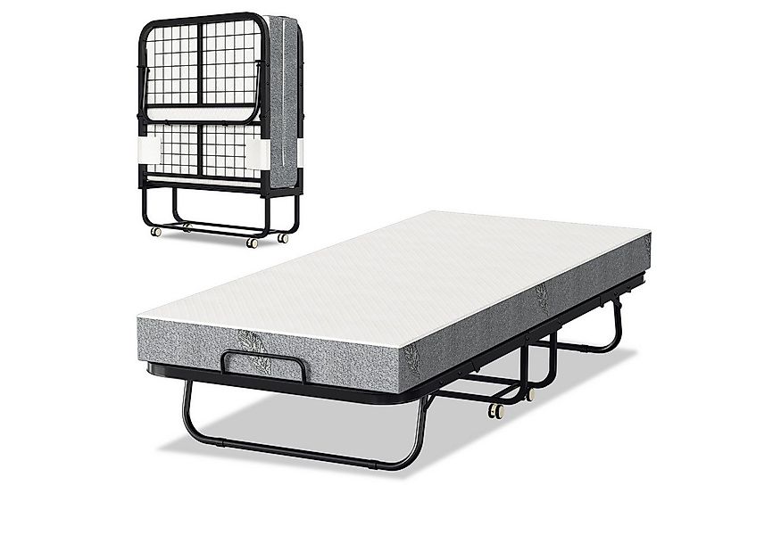Clanmacy Gästebett Erwachsene Gästebett Klappbar mit13 cm Dicke Matratze 20 günstig online kaufen