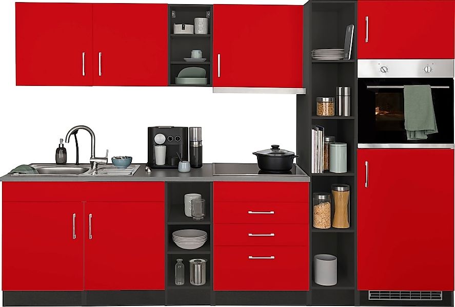 KOCHSTATION Küchenzeile "KS-Paris – Küchen mit einzigartigen Fotomotiven au günstig online kaufen