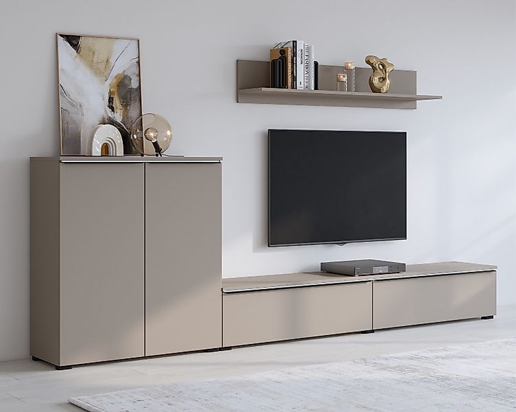 INOSIGN Wohnwand "Tana, Breite 260 cm, moderne Anbauwand", (3 St.), Mediawa günstig online kaufen