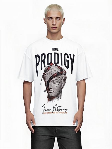 trueprodigy Oversize-Shirt Jamie Logoprint Rundhals dicker günstig online kaufen