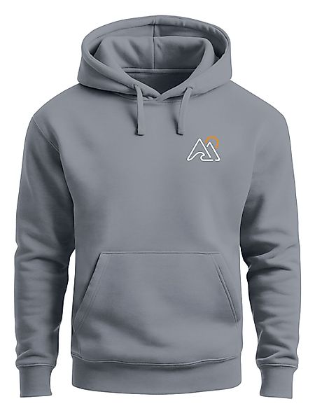 Neverless Hoodie Herren Hoodie Mountain Logo günstig online kaufen