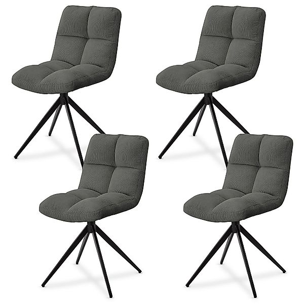 Juskys Esszimmerstuhl Dallas (4 St), 4er günstig online kaufen
