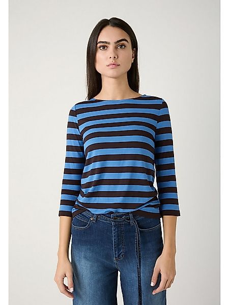 MORE&MORE 3/4-Arm-Shirt softes 3/4 Arm Streifenshirt günstig online kaufen