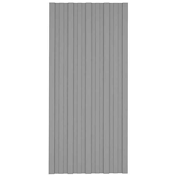 vidaXL Deckenplatten Dachpaneele 36 Stk. Verzinkter günstig online kaufen