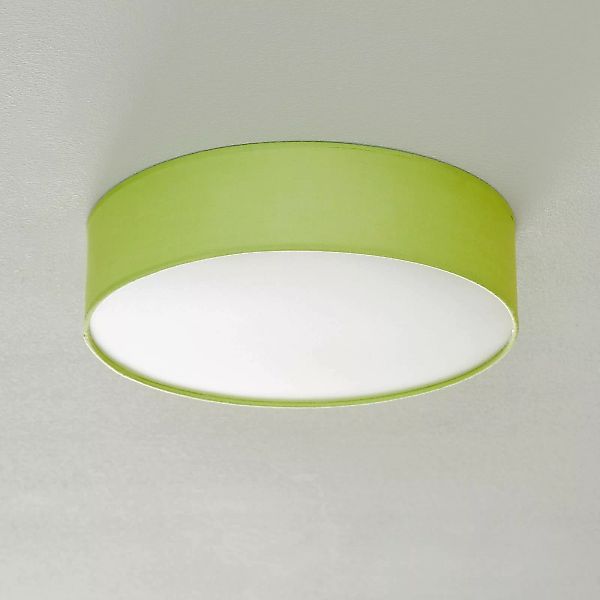 Orion Leuchten Deckenleuchte Stoff Ø 40cm 3 x E14 Grün günstig online kaufen