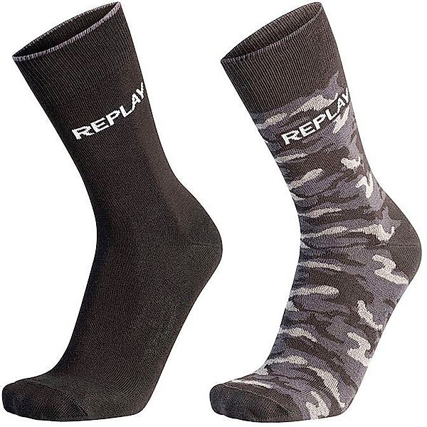 Replay Socken Leg Logo & Camouflage 2Pcs Banderole (Packung, er) mit Logosc günstig online kaufen