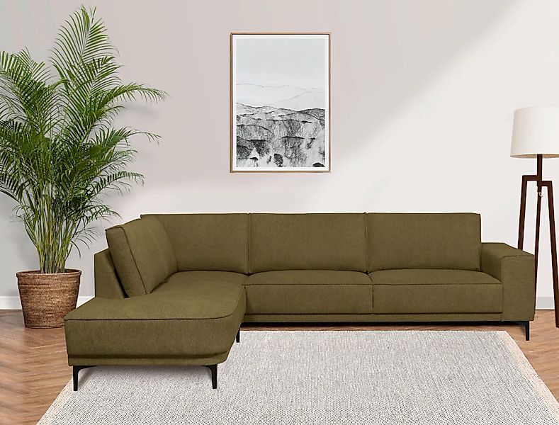 OTTO home Ecksofa "Casina" mit abgerundeter Ottomane, in einem weichen Chen günstig online kaufen