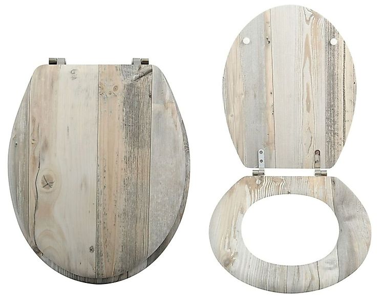 MSV WC-Sitz OMBO, Toilettendeckel MDF, Scharniere günstig online kaufen