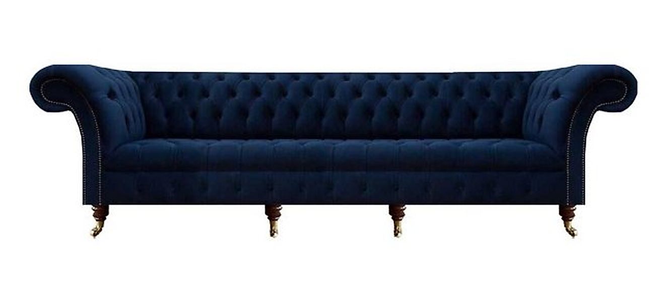 Xlmoebel Sofa Sofa für vier Personen Wohnzimmer Chesterfield Polstermöbel D günstig online kaufen