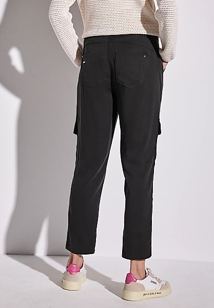 STREET ONE Paperbag-Hose im Cargo-Look günstig online kaufen