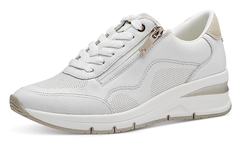 Tamaris Keilsneaker, Freizeitschuh, Halbschuh, Schnürschuh mit Außenreißver günstig online kaufen