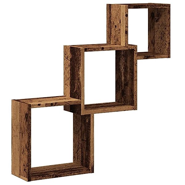 vidaXL Regal Würfelregale Altholz-Optik 68x15x68 cm günstig online kaufen
