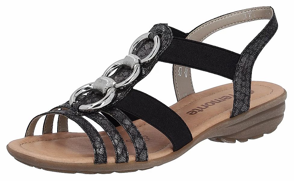 Remonte Riemchensandale, Keilabsatz, Sommerschuh, Sandalette mit Gummizügen günstig online kaufen