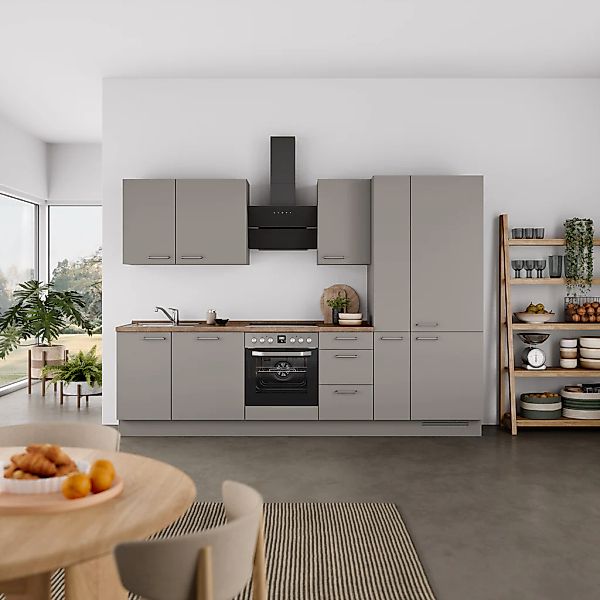 nobilia Küchenzeile ""Laser II", Ausrichtung wählbar, Breite 300 cm" vormon günstig online kaufen