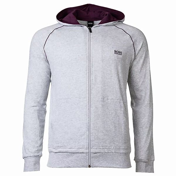 HUGO BOSS Herren Sweat-Jacke - Hooded Jacket, Mix & Match, Loungewear, Zipp günstig online kaufen