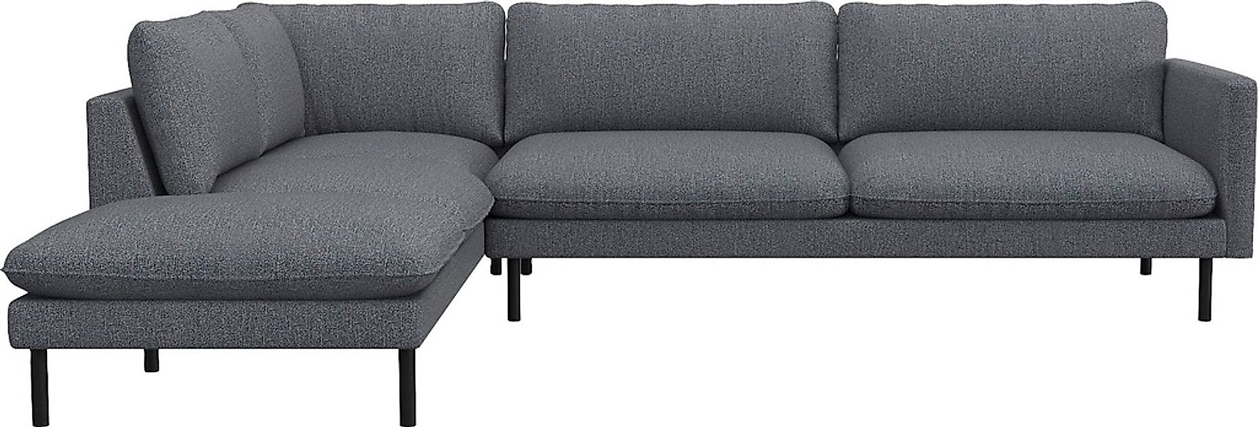 FLEXLUX Ecksofa "Bolzano, elegant und bequem, L-Form" Sitzaufbau mit Kaltsc günstig online kaufen