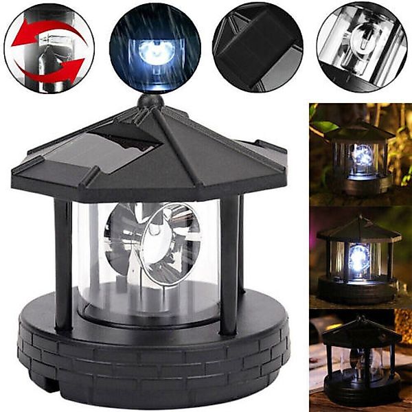 BlingBin LED Solarleuchte Solarbetriebener LED-Leuchtturm,Solarleuchtturm, günstig online kaufen