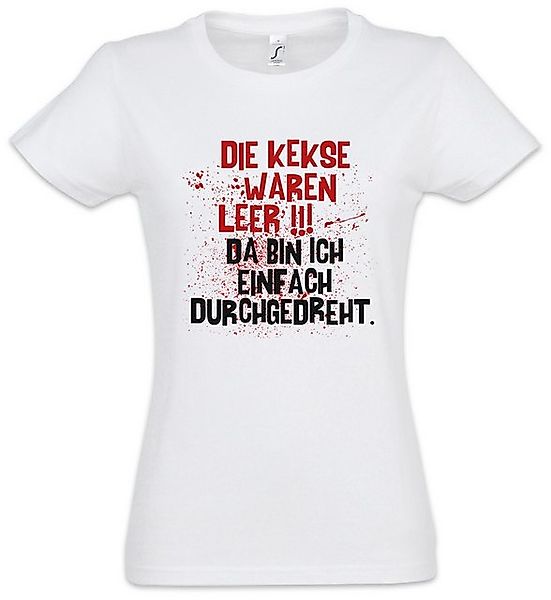 Urban Backwoods Print-Shirt Kekse Leer Durchgedreht Damen T-Shirt Fasching günstig online kaufen