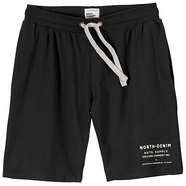 north 56 4 Shorts North56Denim Sweatshorts Übergröße schwarz bedruckt günstig online kaufen