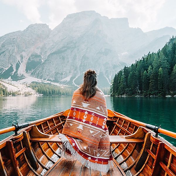 Plaid CANYON, Steppenwolle, Nachhaltige Wolldecke 130x200cm, günstig online kaufen