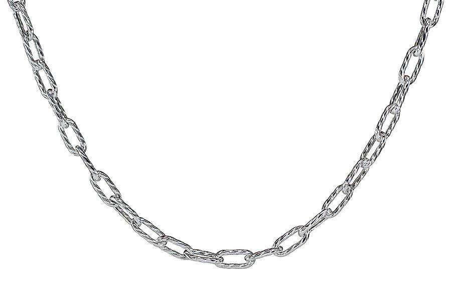 SILBERMOOS Gliederkette Geschliffene Paperclip-Kette in Kordel-Optik, günstig online kaufen