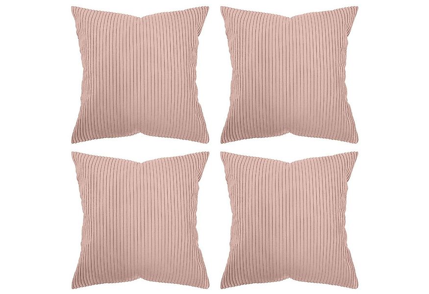 Amilian Kissenhüllen - 4er Set Kissenbezug - Zierkissenbezüge - Kissenbezüg günstig online kaufen