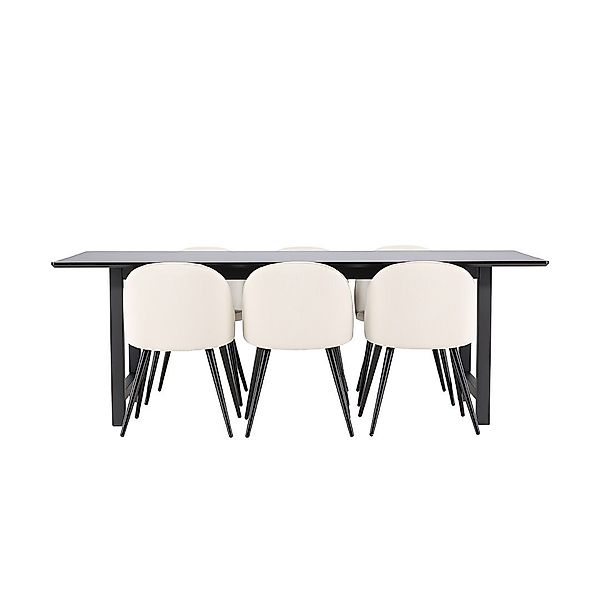 ebuy24 Essgruppe Oslo Essgruppe Esstisch 100x220cm günstig online kaufen