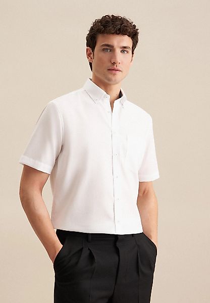 seidensticker Businesshemd "Regular", Regular Kurzarm Button-Down-Kragen St günstig online kaufen
