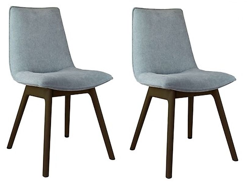 andas Esszimmerstuhl »Ramon«, (Set), 2 St., Chenille, mit Massivholzbeinen, günstig online kaufen