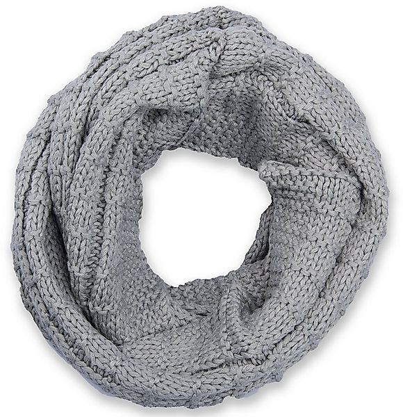 styleBREAKER Strickschal Strick Loop mit Karomuster, (1-St) günstig online kaufen