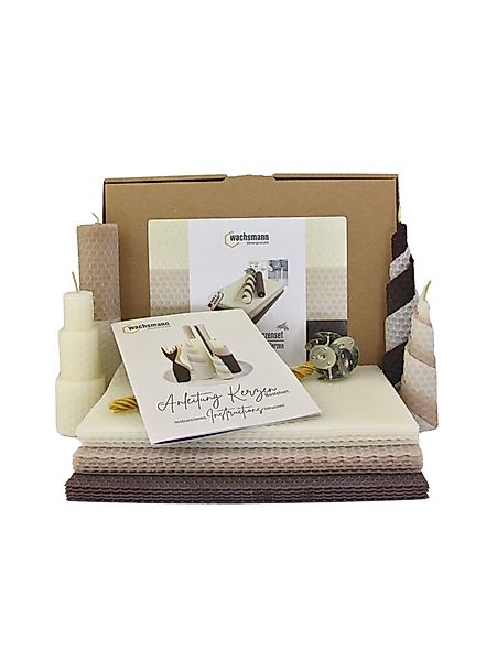 Wachsmann Bienenprodukte Bienenwachskerze selber machen Set (Komplett-Set, günstig online kaufen