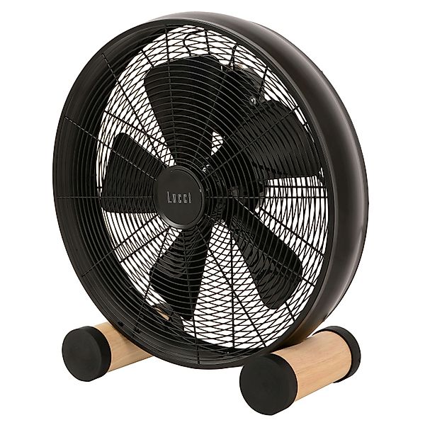 Lucci Air Retro Design Bodenventilator Breeze Floor Schwarz günstig online kaufen