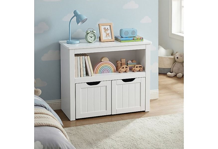 VASAGLE Kinderregal, Bücherregal Kinder, Spielzeugregal, mit Rollen günstig online kaufen