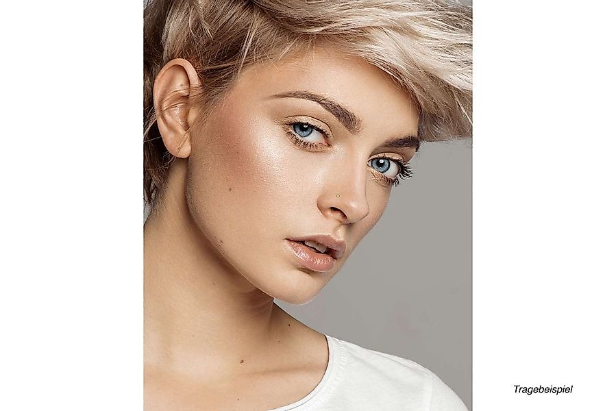 PIERCINGLINE Nasenpiercing Titan Nasenstecker Spirale PLATTE günstig online kaufen