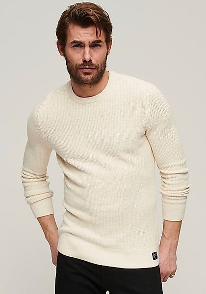 Superdry Strickpullover TEXTURED CREW KNIT JUMPER günstig online kaufen