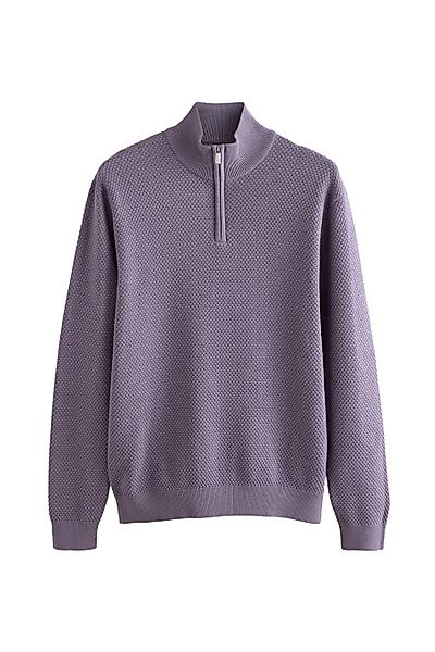 Next Troyer Strukturierter Regular Fit Troyer günstig online kaufen