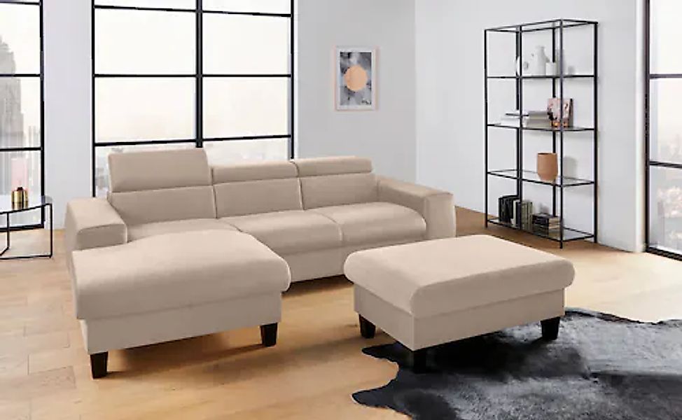 COTTA Polstergarnitur »Morven L-Form«, (Set), Set bestehend aus: Ecksofa mi günstig online kaufen