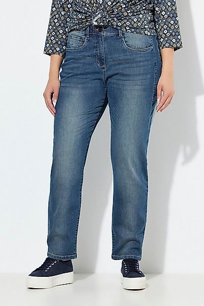 Ulla Popken Regular-fit-Jeans Boyfriend-Jeans Ziernähte bequeme Passform günstig online kaufen
