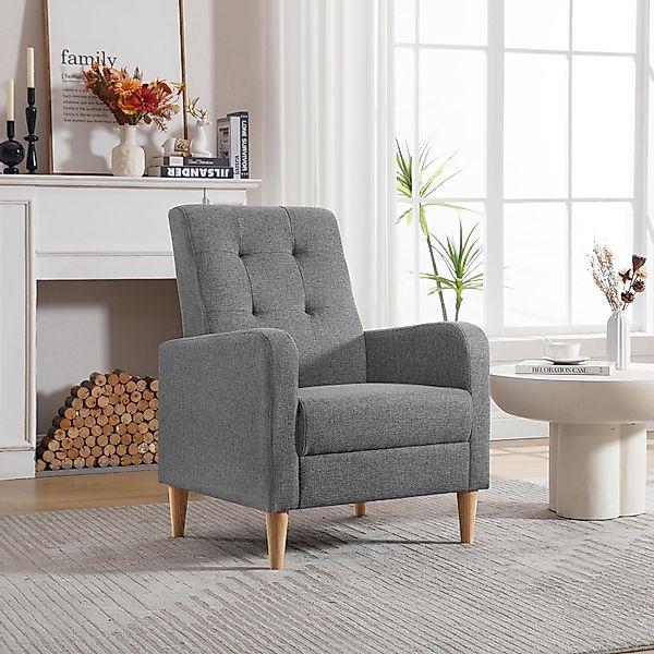 Woltu Ohrensessel (1-St), Relaxsessel mit Massivholzbeinen, günstig online kaufen
