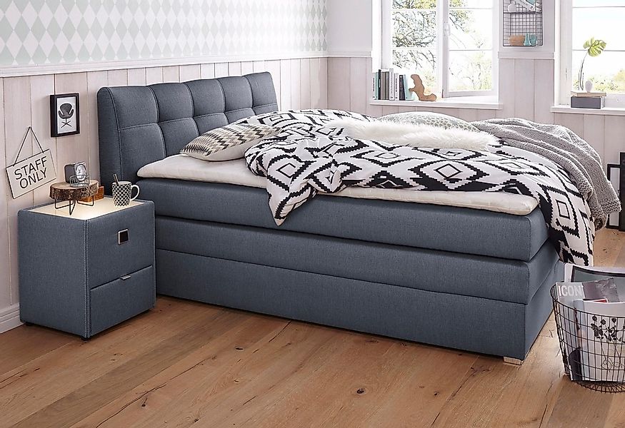 Jockenhöfer Gruppe Boxspringbett »Amelie« mit Bettkasten und Topper, erhält günstig online kaufen