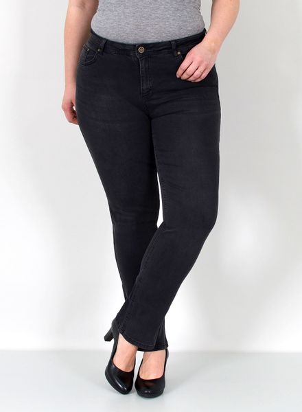 ESRA Straight-Jeans Damen Jeanshose Gerader Schnitt günstig online kaufen