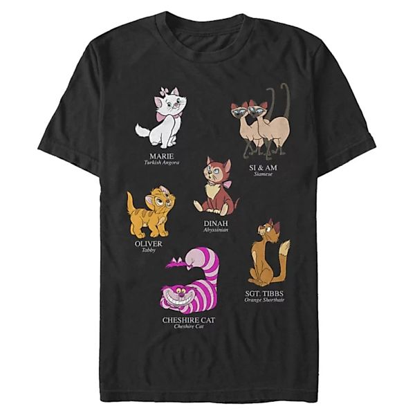 Disney Classics - Micky Maus - Gruppe Cat Breeds - Männer T-Shirt günstig online kaufen