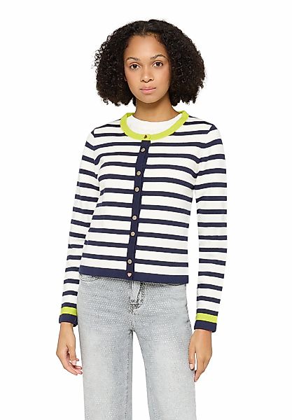 Cartoon Strickjacke "Damen mit Rundhalsausschnitt" 1 tlg. günstig online kaufen