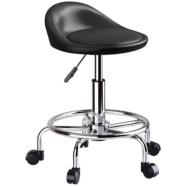 HOMCOM Drehhocker mit Rückenlehne, 59-75 cm günstig online kaufen