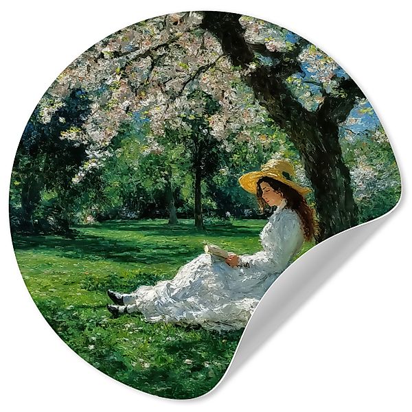MuchoWow Wandsticker Frau - Baum - günstig online kaufen