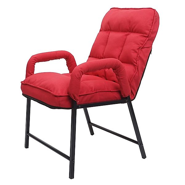 MCW Esszimmerstuhl K40 Stoff/Textil Rot günstig online kaufen