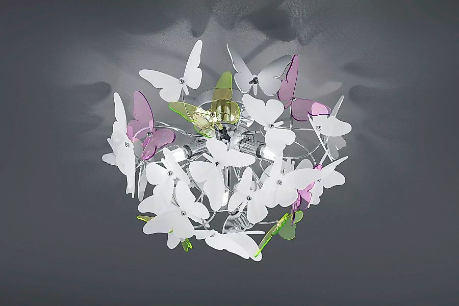 Reality Leuchten Deckenleuchte Butterfly, Deckenlampe in günstig online kaufen