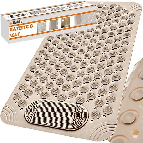 Ruhhy Badematte Rutschfeste Anti-Schimmel-Badematte für Dusche günstig online kaufen
