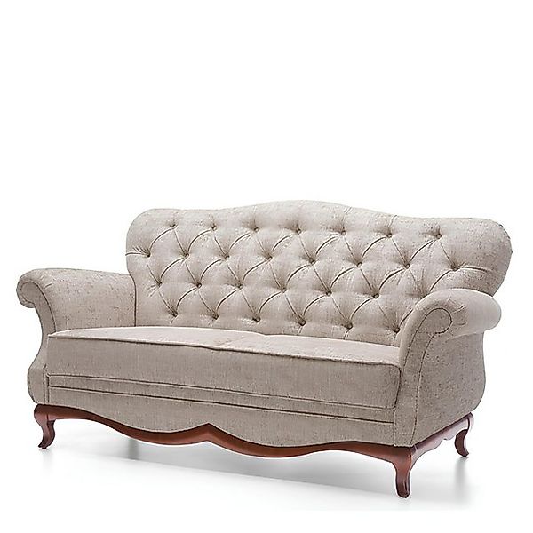 Xlmoebel Sofa Chesterfield Zweisitzer Sofa aus Stoff mit Polsterung für das günstig online kaufen